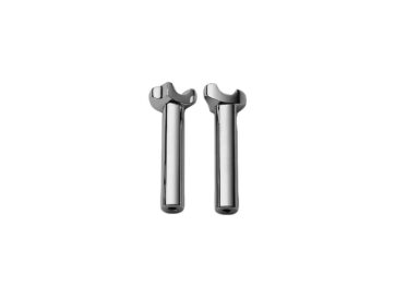 Straight Forged 6.5 Risers Chrome 1"