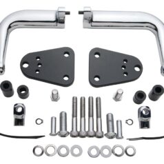 04-20 Sportster, (except 08-10 XR1200, 10-13 XR1200X)Adjustable Highway Peg Mounts Chrome