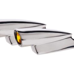 Mini Hot Spot Turn Signal Chrome Amber