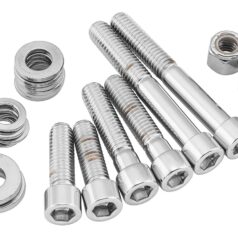 91-03 SportsterLower Motor Mount Bolts Chrome