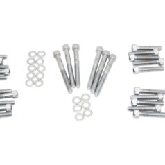 99-17 Dyna, 00-17 Softail, 99-16 TouringKnurled Tappet Block Hardware Kit Chrome