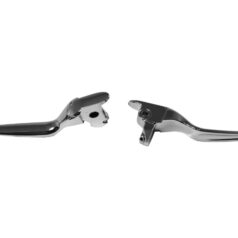 14-16 Touring, (except 14-16 FLHRC, 16 FLHR), 06-17 V-RodErgonomic Hand Control Replacement Levers Smooth Chrome Hydraulic Clutch