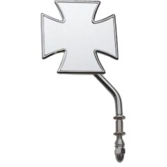 Maltese Mirror Short stem Chrome Left