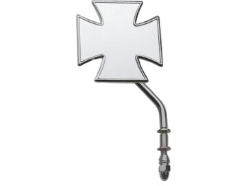 Maltese Mirror Short stem Chrome Left