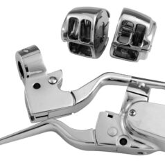07-13 SportsterSportster 07-13 Handlebar Control Kit Chrome 9/16" Cable Clutch Dual Disc