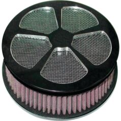 5-Spade Hi-Flow Air Cleaner Black Anodized