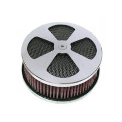 4-Spade Hi-Flow Air Cleaner Chrome