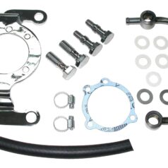 92-94 FX Model, 92-17 Dyna, (except 16-17 FXDLS), 92-15 Softail, (except 11 FLSTSE2, 12 FLSTSE3, 13-14 FXSBSE, 14-15 FLSTNSE), 92-07 Touring, (except 96-97, 00-01 FLHRI, 96 FLHTUI, 96 FLTCUI, 97-01 FLHTCUI, 98-01 FLHRCI, 99-01 FLTRI)Breather Kit with Mounting Bracket