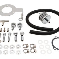 16-17 Softail, 11 FLSTSE2, 12 FLSTSE3, 13-14 FXSBSE, 14-15 FLSTNSE, 08-16 Touring, 09-16 Trike, 16-17 FXDLSBreather Kit with Mounting Bracket
