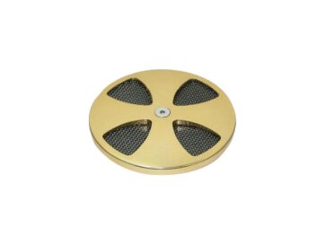 Smooth Cross Air Cleaner Cover Bronze