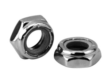 Thin Nylon Insert Hex Nut Pack Chrome Hex head 5/8"-11 UNC