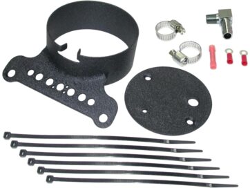 95-13 Sportster, 95-04 DynaSingle Gauge Mounts Black
