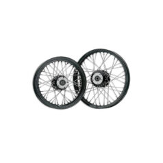 84-99 Sportster, 91-99 Dyna, (except 93-99 FXDWG), 85-94 FX Model, (except 85 FXWG)40-SPOKE 19X2.15 SD/DD BLACK Wheels