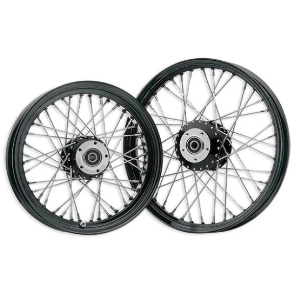 40-SPOKE 16X3.50 BLACK Wheels