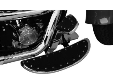 85-25 Touring, 09-25 Trike, 86-90 FLST, 88-03, 07-12, 14-17 FLSTC, 90-00, 03-12, 14-17 FLSTF, 93-96, 07-12, 14-17 FLSTN, 97-03 FLSTS, 01-06 FLSTCI, 01-06 FLSTFI, 01-03 FLSTSI, 05 FLSTFSE, 06 FLSTFSE2, 06 FLSTI, 06 FLSTNI, 06 FLSTSCI, 07 FLSTSC, 08-11 FLSTSB, 10-12, 14-17 FLSTFB, 10 FLSTSE, 11 FLSTSE2, 12, 14-17 FLS, 12 FLSTSE3, 13 FLS 103, 13 FLSTC 103, 13 FLSTC 103 ANV, 13 FLSTF 103, 13 FLSTFB 103, 13 FLSTN103, 14-15 FLSTNSE, 16-17 FLSS, 16-17 FLSTFBS, 12, 14-16 FLD, 13 FLD103, 80-84 FLT, 81-84 FLTCBanana Floorboards Short 14" Chrome