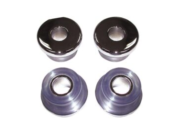 85-25 Touring, 09-25 TrikeHeavy-Duty Polyurethane Handlebar Damper Kit Chrome Clear