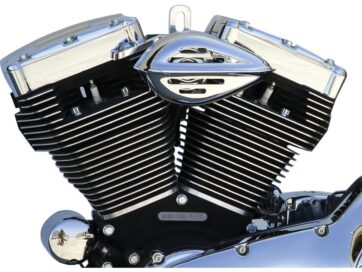 91-94 FX Model, 91-17 Dyna, 91-17 Softail, 91-23 Touring, 09-23 Trike, 91-20 SportsterRibbed Slotted Horn Kit, Horizontal Horn Cover