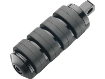 91-20 Sportster, (except 10-20 XL1200X, 11-20 XL1200C, 11-20 XL883L, 12-13, 15-16 XL1200V, 13 XL1200C ANV, 13-16 XL1200CA, 13-17 XL1200CB, 18 XL1200X ANX, 19-20 XL1200XS), 85-94 FX Model, 91-17 Dyna, (except 12, 14-16 FLD, 13 FLD103), 84-15 Softail, (except 08 FXCW, 08-11 FXCWC, 88-03, 07-12, 14-15 FLSTC, 90-00, 03-12, 14-15 FLSTF, 93-96, 05, 07-12, 14-15 FLSTN, 08-10 FLSTSB, 10-12, 14-15 FLSTFB, 11-12 FXS, 11 FLSTSE2, 12 FLSTSE3, 12, 14-15 FLS, 13 FXS 103, 13-14 FXSBSE, 13 FLS 103, 13 FLSTC 103, 13 FLSTC 103 ANV, 13 FLSTF 103, 13 FLSTFB 103, 13 FLSTN103, 14-17 FXSB, 14-15 FLSTNSE, 16-17 FXSE, 86-90 FLST, 97-03 FLSTS, 01-06 FLSTCI, 01-06 FLSTFI, 01-03 FLSTSI, 05 FLSTFSE, 05-06 FLSTNI, 05-06 FLSTSCI, 06 FLSTFSE2, 06 FLSTI, 07 FLSTSC), 02-17 V-RodVibra-Kushion Foot Pegs Large Version Black