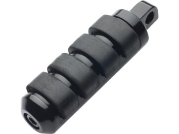 91-20 Sportster, (except 10-20 XL1200X, 11-20 XL1200C, 11-20 XL883L, 12-13, 15-16 XL1200V, 13 XL1200C ANV, 13-16 XL1200CA, 13-17 XL1200CB, 18 XL1200X ANX, 19-20 XL1200XS), 85-94 FX Model, 91-17 Dyna, (except 12, 14-16 FLD, 13 FLD103), 84-15 Softail, (except 08 FXCW, 08-11 FXCWC, 88-03, 07-12, 14-15 FLSTC, 90-00, 03-12, 14-15 FLSTF, 93-96, 05, 07-12, 14-15 FLSTN, 08-10 FLSTSB, 10-12, 14-15 FLSTFB, 11-12 FXS, 11 FLSTSE2, 12 FLSTSE3, 12, 14-15 FLS, 13 FXS 103, 13-14 FXSBSE, 13 FLS 103, 13 FLSTC 103, 13 FLSTC 103 ANV, 13 FLSTF 103, 13 FLSTFB 103, 13 FLSTN103, 14-17 FXSB, 14-15 FLSTNSE, 16-17 FXSE, 86-90 FLST, 97-03 FLSTS, 01-06 FLSTCI, 01-06 FLSTFI, 01-03 FLSTSI, 05 FLSTFSE, 05-06 FLSTNI, 05-06 FLSTSCI, 06 FLSTFSE2, 06 FLSTI, 07 FLSTSC), 02-17 V-RodVibra-Kushion Foot Pegs Small Version Black