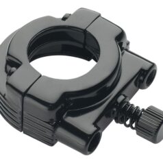 74-84 FL Shovel, 74-84 FX Shovel, 85-94 FX Model, 74-19 Sportster, 91-17 Dyna, 84-15 Softail, 86-07 TouringThrottle Clamp Set Black 1" Single Cable