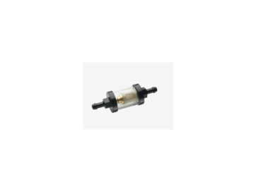 See-Flow Glass Fuel Filter 5/16" Fuel Lines Black