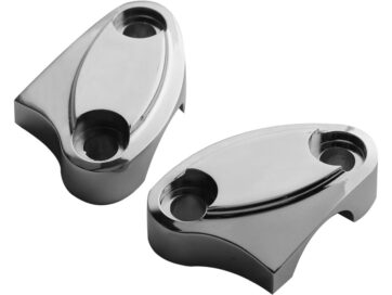 74-20 Sportster, (except 05-20 XL883L, 10-20 XL1200X, 04-20 XL1200C, 13 XL1200C ANV, 13-16 XL1200CA, 13-17 XL1200CB, 18 XL1200X ANX, 19-20 XL1200XS, 05-06 XL(H)53C, 04, 07 XL53C, 08-10 XL883C), 74-84 FL Shovel, 74-84 FX Shovel, 85-94 FX Model, 91-17 Dyna, (except 08-12, 14-17 FXDF, 08-10, 14-17 FXDL, 08, 10-12, 14-17 FXDWG, 09 FXDFSE, 10 FXDFSE2, 12, 14-16 FLD, 13 FLD103, 13 FXDF103, 13 FXDWG103, 16 FXDBC, 16-17 FXDLS), 84-17 Softail, (except 08-11 FLSTSB, 08 FXSTSSE2, 05, 07-12, 14-17 FLSTN, 08 FXCW, 08-11 FXCWC, 09 FXSTSSE3, 10-12, 14-17 FLSTFB, 11-12 FXS, 89-03 FXSTS, 95-97 FXSTSB, 97-03 FLSTS, 00-03, 05, 07 FXSTD, 01-03 FLSTSI, 01-02, 04-06 FXSTSI, 01-06 FXSTDI, 03 FXSTDSE, 04 FXSTDSE II, 05-06 FLSTSCI, 05-06 FLSTNI, 07 FLSTSC, 07 FXSTSSE, 12, 14-17 FLSTF, 12, 14-17 FLS, 13 FLSTF 103, 13 FLSTFB 103, 13 FLSTN103, 13 FXS 103, 13-14 FXSBSE, 13 FLS 103, 14-15 FLSTNSE, 14-17 FXSB, 16-17 FLSS, 16-17 FLSTFBS, 16-17 FXSE, 19-20 FXDRS 114)Early Style Riser Clamp Chrome 1"