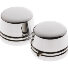 00-07 TouringTapered Axle Cover Round 30,4mm / 23mm Chrome