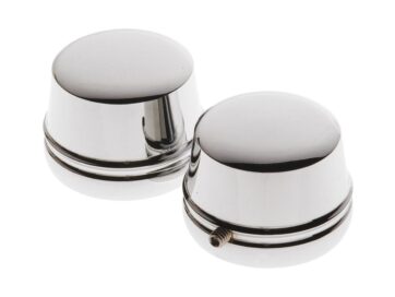 00-07 TouringTapered Axle Cover Round 30,4mm / 23mm Chrome