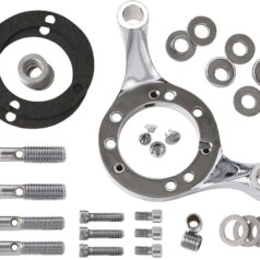 92-94 FX Model, 92-17 Dyna, (except 16-17 FXDLS), 92-15 Softail, (except 11 FLSTSE2, 12 FLSTSE3, 13-14 FXSBSE, 14-15 FLSTNSE), 92-07 TouringBreather Bracket Chrome