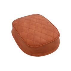 84-25 Softail, (except 19-20 FXDRS 114), 91-17 Dyna, 04-20 Sportster, (except 08-10 XR1200, 10-13 XR1200X)Diamond Suction Cup Pillion Pad Brown Leather