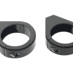 Turn Signal Relocation Clamp for 41 mm Tubes Black