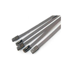 Custom Stainless Exhaust Wrap Locking Ties Length: 8" / Pack of 8