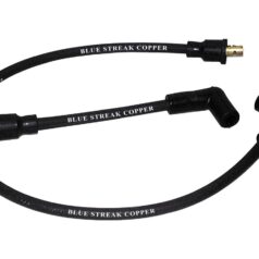 65-69 SportsterBlue Streak Copper Plug Wires with Magneto Spark Plug Wire