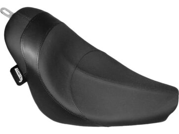 84-99 Softail Phoenix Smooth Seat Black Leather Vinyl