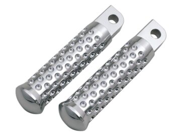 91-20 Sportster, (except 10-20 XL1200X, 11-20 XL1200C, 11-20 XL883L, 12-13, 15-16 XL1200V, 13 XL1200C ANV, 13-16 XL1200CA, 13-17 XL1200CB, 18 XL1200X ANX, 19-20 XL1200XS), 85-94 FX Model, 91-17 Dyna, (except 12, 14-16 FLD, 13 FLD103), 84-15 Softail, (except 08 FXCW, 08-11 FXCWC, 88-03, 07-12, 14-15 FLSTC, 90-00, 03-12, 14-15 FLSTF, 93-96, 05, 07-12, 14-15 FLSTN, 08-10 FLSTSB, 10-12, 14-15 FLSTFB, 11-12 FXS, 11 FLSTSE2, 12 FLSTSE3, 12, 14-15 FLS, 13 FXS 103, 13-14 FXSBSE, 13 FLS 103, 13 FLSTC 103, 13 FLSTC 103 ANV, 13 FLSTF 103, 13 FLSTFB 103, 13 FLSTN103, 14-17 FXSB, 14-15 FLSTNSE, 16-17 FXSE, 86-90 FLST, 97-03 FLSTS, 01-06 FLSTCI, 01-06 FLSTFI, 01-03 FLSTSI, 05 FLSTFSE, 05-06 FLSTNI, 05-06 FLSTSCI, 06 FLSTFSE2, 06 FLSTI, 07 FLSTSC), 02-17 V-RodDimpled Foot Pegs Passenger Pegs Chrome