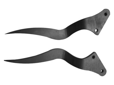 84-06 SoftailCustom 8mm Fender Strut For 220 mm Fender, Centered Raw