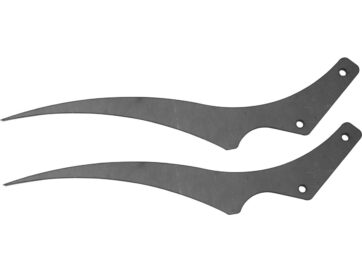 07-17 SoftailCustom Slim 8mm Fender Struts Raw