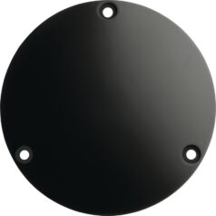 70-84 FL Shovel, 71-84 FX Shovel, 85-94 FX Model, 91-98 Dyna, 84-99 Softail, 86-98 TouringDomed 3-Hole Derby Cover 3-hole Black