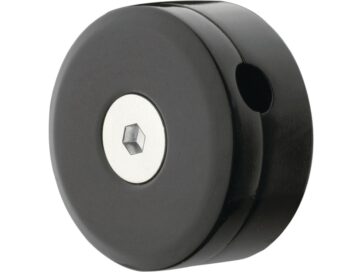 Lower Triple Tree Brake Line Clamp Black