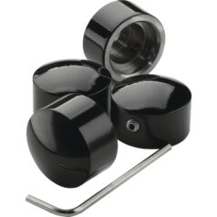 86-20 Sportster, 85-94 FX Model, 91-17 Dyna, 84-17 Softail, 85-16 Touring, 09-16 TrikePlain Head Bolt Cover Black