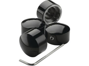 86-20 Sportster, 85-94 FX Model, 91-17 Dyna, 84-17 Softail, 85-16 Touring, 09-16 TrikePlain Head Bolt Cover Black