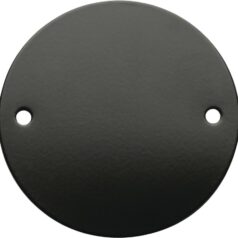 70-20 Sportster, 70-84 FL Shovel, 71-84 FX Shovel, 85-94 FX Model, 91-98 Dyna, 84-99 Softail, 85-98 TouringSmooth Point Cover 2-hole Black