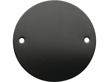 70-20 Sportster, 70-84 FL Shovel, 71-84 FX Shovel, 85-94 FX Model, 91-98 Dyna, 84-99 Softail, 85-98 TouringSmooth Point Cover 2-hole Black