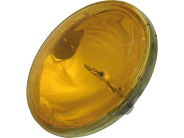 Halogen 4 1/2" Sealed Beam Insert Amber Non-Fluted 100W Amber Halogen 100 W
