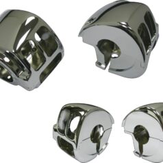 12-17 Dyna, 11-24 Softail, (except 18-21 FLHC, 18 FLHCS 114, 18 FLHCS 114 ANV, 18-24 FLSB, 19-20 FLHC 114, 21-24 FLHCS, 22-24 FXLRST, 22-24 FXLRS, 22 FXRST, 23 FLHCSANV, 23 FLFBSANV, 23-24 FLFBS)96-up Style Switch Housing Kit Black