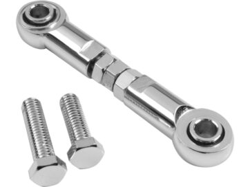 85-08 Touring, 85-94 FX Model, 91-94 Dyna, 80-84 FLT, 81-84 FLTC, 82-84 FXR, 82-84 FXRS, 83-84 FXRT, 84 FXRSDGMotor mount stabilizer link, chrome