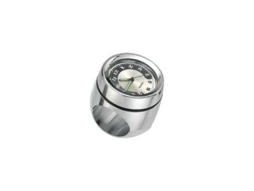 HBAR MOUNTED CLOCK 1.25IN CHR