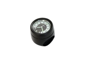 HBAR MOUNTED CLOCK 1.25IN BLK