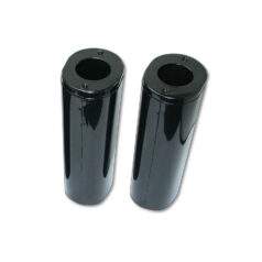 49-65 Panhead, 66-84 FL Shovel, 86-17 Softail, 86-13 TouringFork Slider Cover +2" Black Gloss