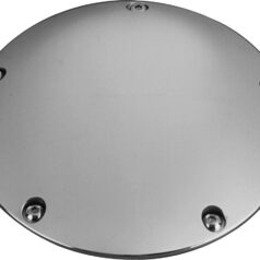 99-17 Dyna, 00-17 Softail, 99-15 Touring, (except 15 FLHTKL, 15 FLHTCUL), 09-16 TrikeDomed 5-Hole Derby Cover for Big Twins 5-hole Chrome